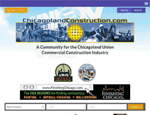 Tablet Screenshot of chicagolandconstruction.com